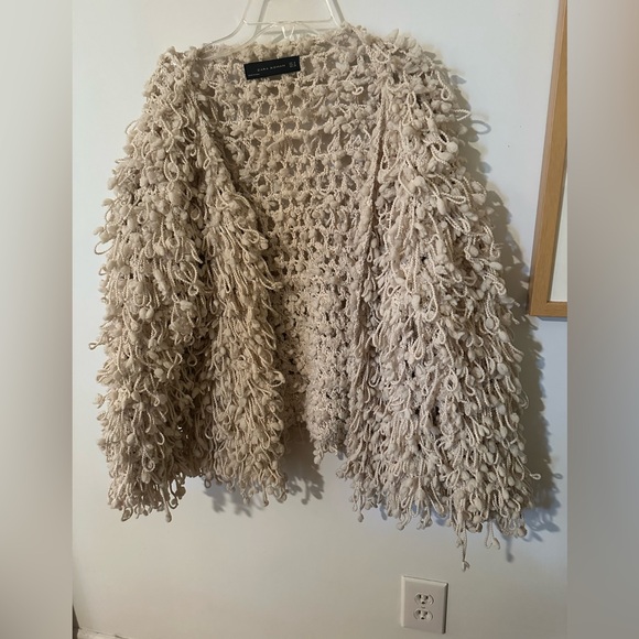 Zara Vintage Loop Shaggy Jacket - Picture 2 of 6